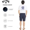 image:imageBillabong Mens Quick Dry Performance Fixed Waist 7 Inch Water Friendly Hybrid Cargo ShortsOdyssey Gray