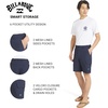 image:imageBillabong Mens Quick Dry Performance Fixed Waist 7 Inch Water Friendly Hybrid Cargo ShortsOdyssey Gray
