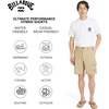image:imageBillabong Mens Quick Dry Performance Fixed Waist 7 Inch Water Friendly Hybrid Cargo ShortsPale Khaki