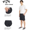 image:imageBillabong Mens Quick Dry Performance Fixed Waist 7 Inch Water Friendly Hybrid ShortsBlack Beauty