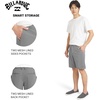 image:imageBillabong Mens Quick Dry Performance Fixed Waist 7 Inch Water Friendly Hybrid ShortsPewter