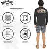 image:imageBillabong Mens Swimwear Regular Fit UPF 50 Long Sleeve Sun Tee Rash Guard ShirtBlack Beauty