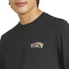 image:imageBillabong Mens Swimwear Regular Fit UPF 50 Long Sleeve Sun Tee Rash Guard ShirtBlack Beauty