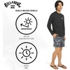 image:imageBillabong Mens Swimwear Regular Fit UPF 50 Long Sleeve Sun Tee Rash Guard ShirtBlack Beauty