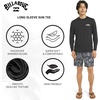 image:imageBillabong Mens Swimwear Regular Fit UPF 50 Long Sleeve Sun Tee Rash Guard ShirtBlack Beauty