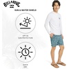 image:imageBillabong Mens Swimwear Regular Fit UPF 50 Long Sleeve Sun Tee Rash Guard ShirtBright White