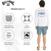 image:imageBillabong Mens Swimwear Regular Fit UPF 50 Long Sleeve Sun Tee Rash Guard ShirtBright White