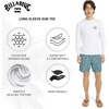 image:imageBillabong Mens Swimwear Regular Fit UPF 50 Long Sleeve Sun Tee Rash Guard ShirtBright White