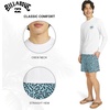 image:imageBillabong Mens Swimwear Regular Fit UPF 50 Long Sleeve Sun Tee Rash Guard ShirtBright White