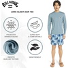 image:imageBillabong Mens Swimwear Regular Fit UPF 50 Long Sleeve Sun Tee Rash Guard ShirtCitadel