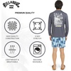 image:imageBillabong Mens Swimwear Regular Fit UPF 50 Long Sleeve Sun Tee Rash Guard ShirtOmbre Blue