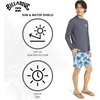 image:imageBillabong Mens Swimwear Regular Fit UPF 50 Long Sleeve Sun Tee Rash Guard ShirtOmbre Blue