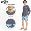 image:imageBillabong Mens Swimwear Regular Fit UPF 50 Long Sleeve Sun Tee Rash Guard ShirtOmbre Blue