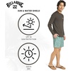 image:imageBillabong Mens Swimwear Regular Fit UPF 50 Long Sleeve Sun Tee Rash Guard ShirtRaven