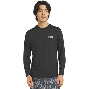 image:imageBillabong Mens Swimwear Regular Fit UPF 50 Long Sleeve Sun Tee Rash Guard ShirtBlack Beauty