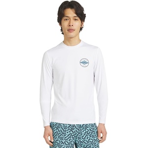 image:imageBillabong Mens Swimwear Regular Fit UPF 50 Long Sleeve Sun Tee Rash Guard ShirtBright White