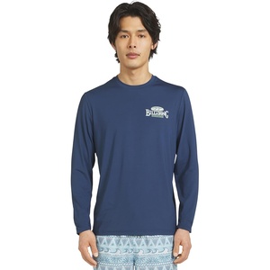image:imageBillabong Mens Swimwear Regular Fit UPF 50 Long Sleeve Sun Tee Rash Guard ShirtInsignia Blue