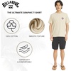 image:imageBillabong Mens Regular Fit Premium Soft Cotton Tee Short Sleeve TShirtPale Khaki