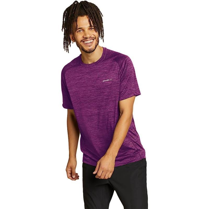 imageEddie Bauer Mens Resolution ShortSleeve TShirtRegular Grape
