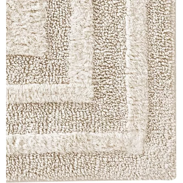 imageEddie Bauer  Bathroom Rug Runner Soft Tufted Cotton Bathroom Decor Super Absorbent amp Quick Dry Logan Light Grey 60 x 22Light Grey Runner