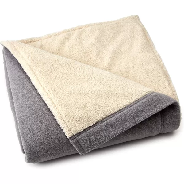 imageEddie Bauer  Full Heated Blanket Soft Fleece Electric Blanket with Sherpa Reverse Warm Bedding with LowVoltage Technology Grey FullGrey