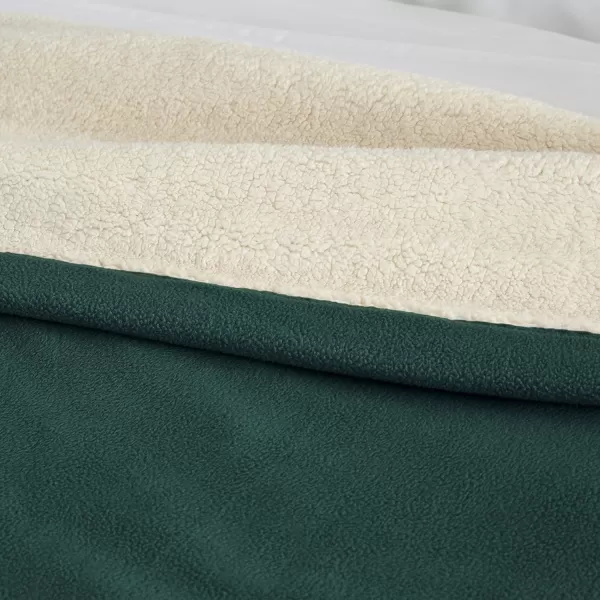 imageEddie Bauer  Full Heated Blanket Soft Fleece Electric Blanket with Sherpa Reverse Warm Bedding with LowVoltage Technology Grey FullJuniper