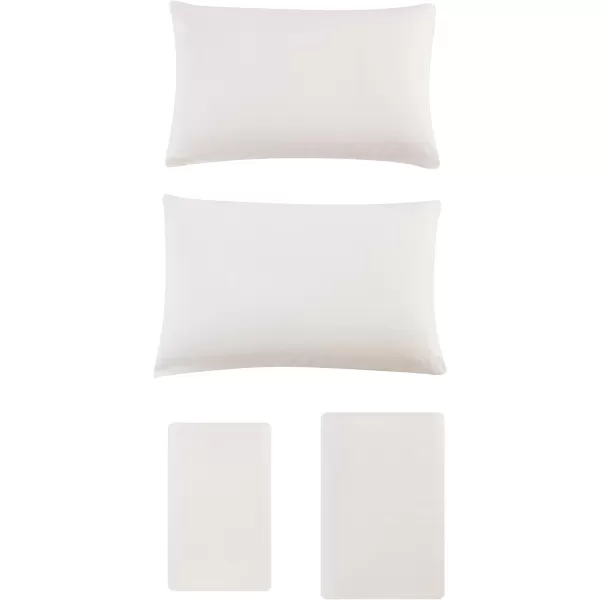 imageEddie Bauer  Full Sheets Cotton Flannel Bedding Set Brushed for Extra Softness Cozy Home Decor Ivory FullIvory