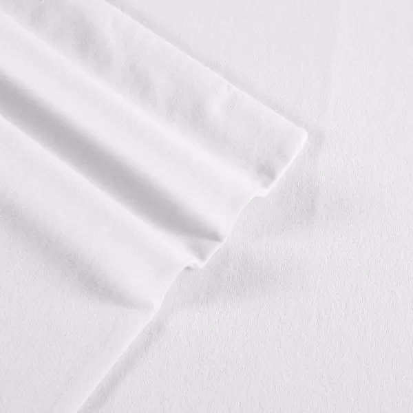 imageEddie Bauer  Full Sheets Cotton Flannel Bedding Set Brushed for Extra Softness Cozy Home Decor Ivory FullWhite