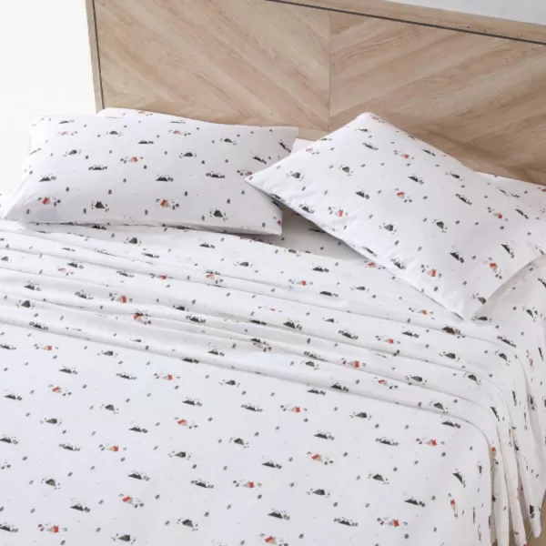 imageEddie Bauer  Full Sheets Cotton Percale Bedding Set Crisp amp Cool Home Decor Eddies Oar Blue FullFull Cascade Camping WhiteGreenOrange