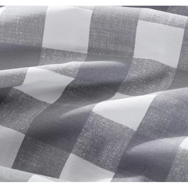imageEddie Bauer  Full Sheets Cotton Percale Bedding Set Crisp amp Cool Home Decor Eddies Oar Blue FullFull Lakehouse Plaid GreyWhite