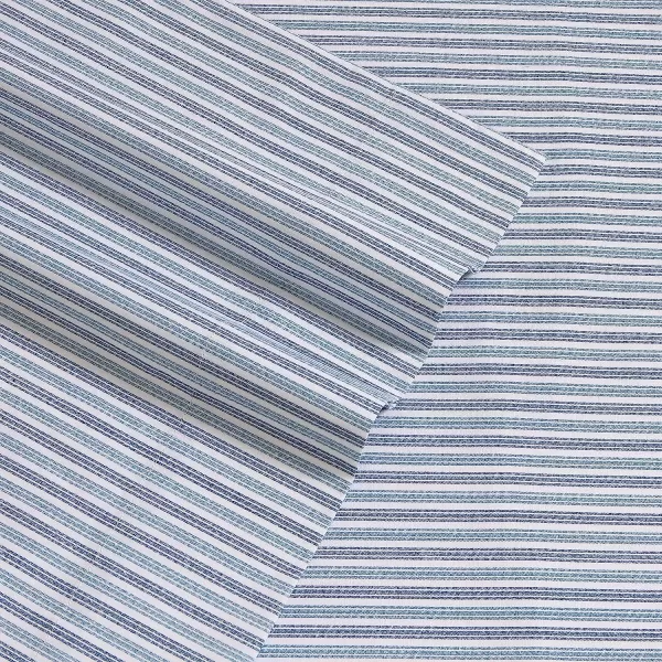imageEddie Bauer  Full Sheets Cotton Percale Bedding Set Crisp amp Cool Home Decor Eddies Oar Blue FullFull Ticking Stripe BlueWhite