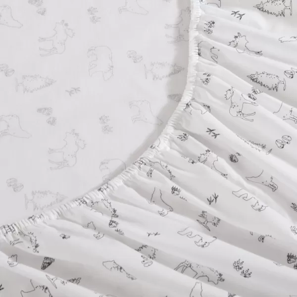 imageEddie Bauer  Full Sheets Cotton Percale Bedding Set Crisp amp Cool Home Decor Eddies Oar Blue FullKing Animal Tracks WhiteBlack