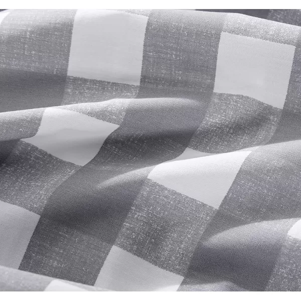 imageEddie Bauer  Full Sheets Cotton Percale Bedding Set Crisp amp Cool Home Decor Eddies Oar Blue FullQueen Lakehouse Plaid GreyWhite