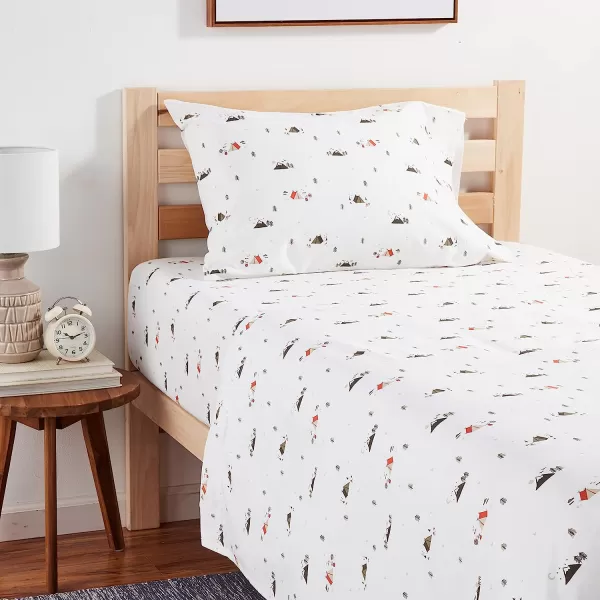 imageEddie Bauer  Full Sheets Cotton Percale Bedding Set Crisp amp Cool Home Decor Eddies Oar Blue FullTwin Cascade Camping WhiteGreenOrange