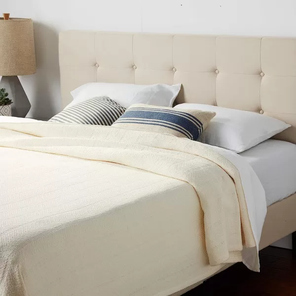 imageEddie Bauer  King Blanket Lightweight Cotton Bedding Home Decor for All Seasons Herringbone Chrome KingQueen Bone