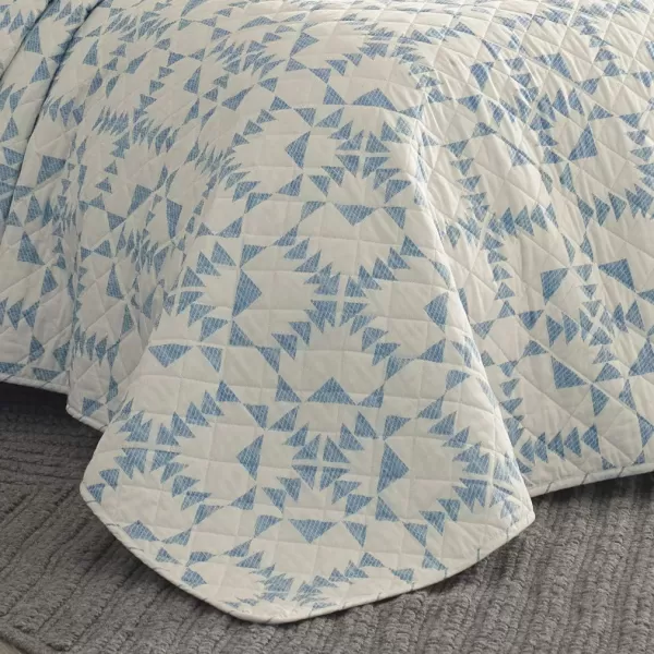 imageEddie Bauer  King Quilt Set Reversible Cotton Bedding with Matching Shams Lightweight Home Decor for All Seasons Arrowhead Charcoal KingArrowhead BlueIvory King