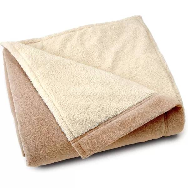 imageEddie Bauer  Queen Heated Blanket Soft Fleece Electric Blanket with Sherpa Reverse Warm Bedding with LowVoltage Technology Juniper QueenFull Khaki