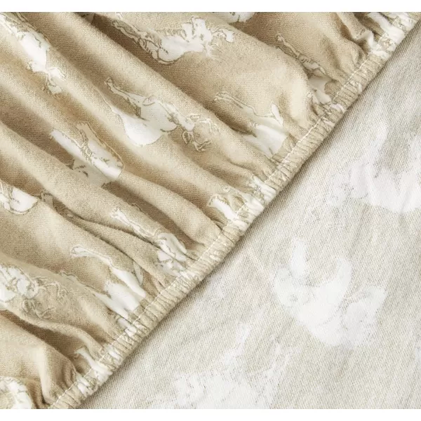 imageEddie Bauer  Queen Sheets Cotton Flannel Bedding Set Brushed For Extra Softness Cozy Home Decor Montlake Plaid QueenBuckhead Ridge KhakiBeige Full