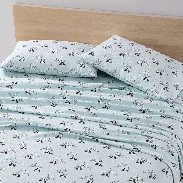 imageEddie Bauer  Queen Sheets Cotton Flannel Bedding Set Brushed for Extra Softness Cozy Home Decor Elk Grove Silver QueenBeacon Hill Ivory King Sheet Set  Bedding Set