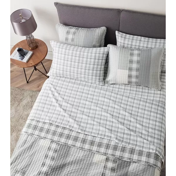 imageEddie Bauer  Queen Sheets Cotton Flannel Bedding Set Brushed for Extra Softness Cozy Home Decor Elk Grove Silver QueenBeacon Hill Ivory King Sheet Set  Bedding Set