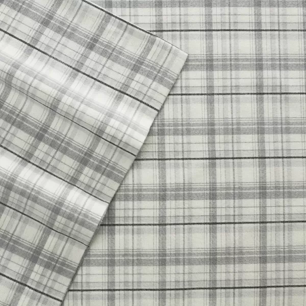 imageEddie Bauer  Queen Sheets Cotton Flannel Bedding Set Brushed for Extra Softness Cozy Home Decor Elk Grove Silver QueenBeacon Hill Ivory Queen Sheet Set