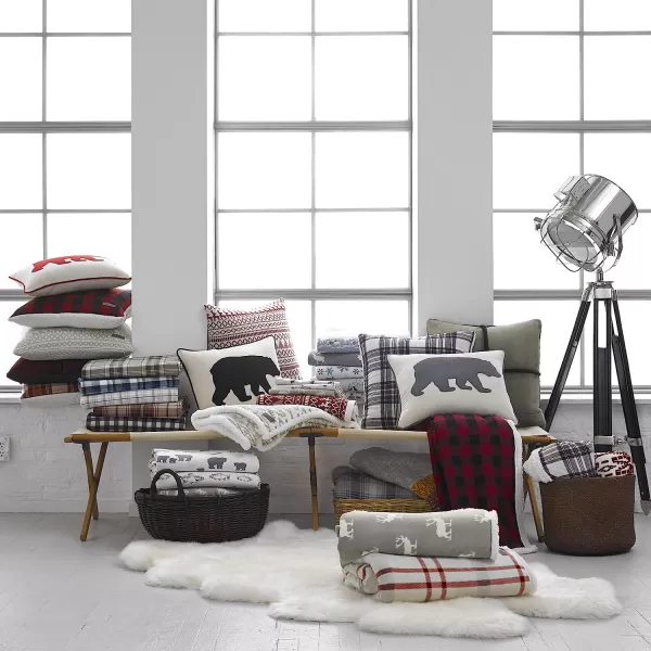 imageEddie Bauer  Queen Sheets Cotton Flannel Bedding Set Brushed for Extra Softness Cozy Home Decor Elk Grove Silver QueenBeacon Hill Ivory Twin Sheet Set