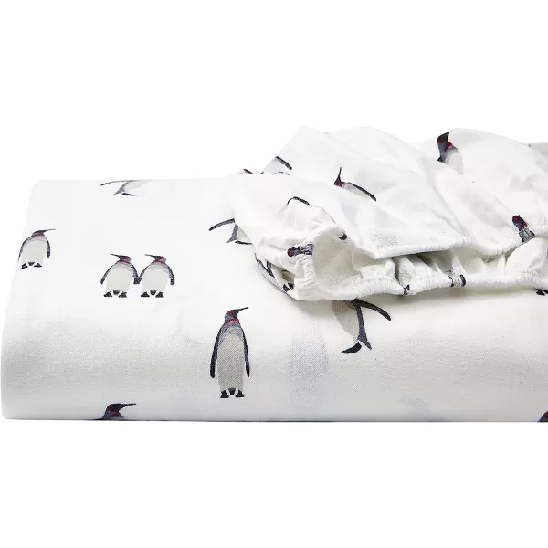 imageEddie Bauer  Queen Sheets Cotton Flannel Bedding Set Brushed for Extra Softness Cozy Home Decor Elk Grove Silver QueenRookeries King Sheet Set