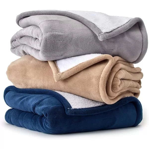 imageEddie Bauer  Smart Heated Electric Throw Blanket  Reversible Sherpa  Hands Free Control  WiFi Only 24GHz  Compatible with Alexa Google iOS Android  Glen Plaid NavyKhaki