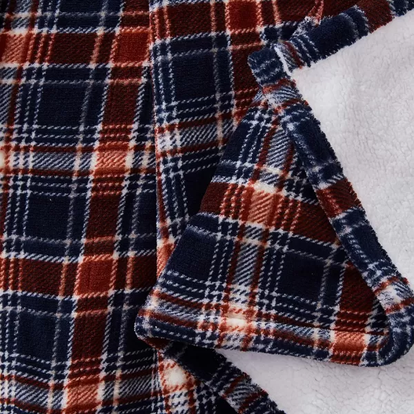 imageEddie Bauer  Smart Heated Electric Throw Blanket  Reversible Sherpa  Hands Free Control  WiFi Only 24GHz  Compatible with Alexa Google iOS Android  Glen Plaid NavyGlen Plaid Navy