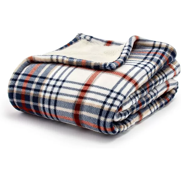 imageEddie Bauer  Smart Heated Electric Throw Blanket  Reversible Sherpa  Hands Free Control  WiFi Only 24GHz  Compatible with Alexa Google iOS Android  Glen Plaid NavyPlaid Blue