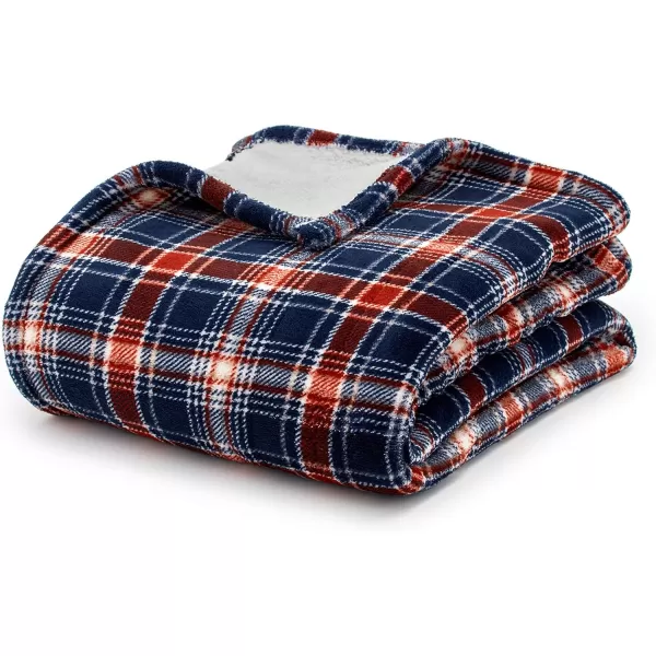 imageEddie Bauer  Smart Heated Electric Throw Blanket  Reversible Sherpa  Hands Free Control  WiFi Only 24GHz  Compatible with Alexa Google iOS Android  Glen Plaid NavyGlen Plaid Navy