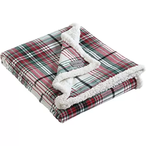 imageEddie Bauer  Throw Blanket Cotton Flannel Home Decor All Season Reversible Sherpa Bedding Montlake Plaid Red ThrowEddie Bauer  Throw Blanket Cotton Flannel Home Decor All Season Reversible Sherpa Bedding Montlake Plaid Red Throw