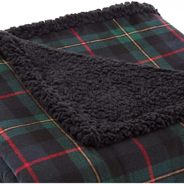 imageEddie Bauer  Throw Blanket Cotton Flannel Home Decor All Season Reversible Sherpa Bedding Pine Tartan ThrowEddie Bauer  Throw Blanket Cotton Flannel Home Decor All Season Reversible Sherpa Bedding Pine Tartan Throw
