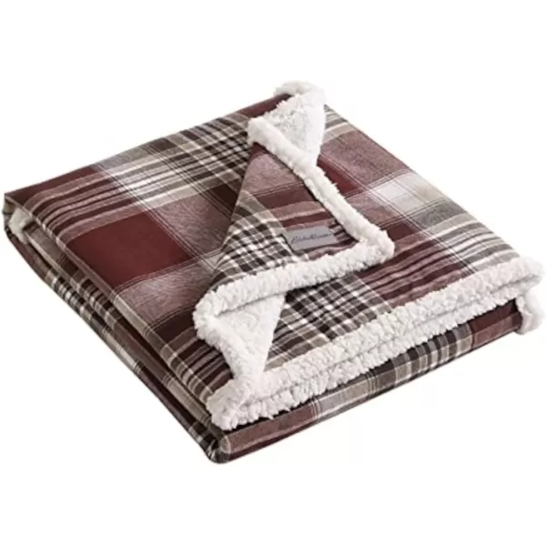 imageEddie Bauer  Throw Blanket Cotton Flannel Home Decor All Season Reversible Sherpa Bedding Twin Lakes Red ThrowEddie Bauer  Throw Blanket Cotton Flannel Home Decor All Season Reversible Sherpa Bedding Twin Lakes Red Throw